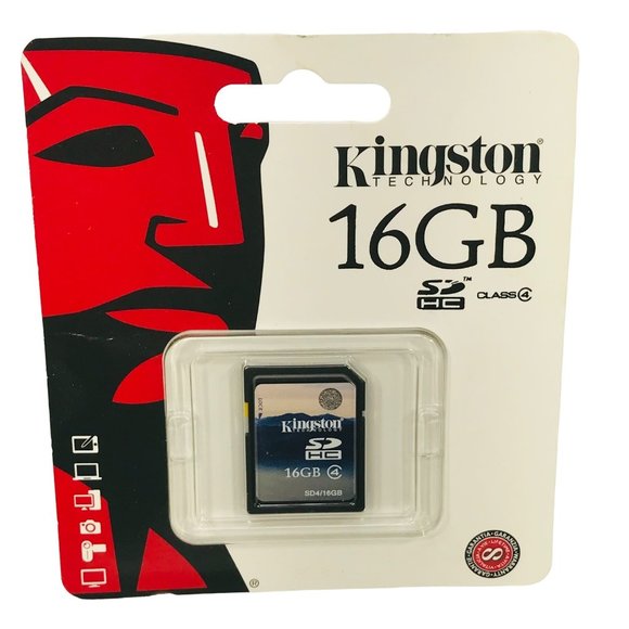 Kingston Other - Kingston 16 GB SDHC Class 4 Card New In Package